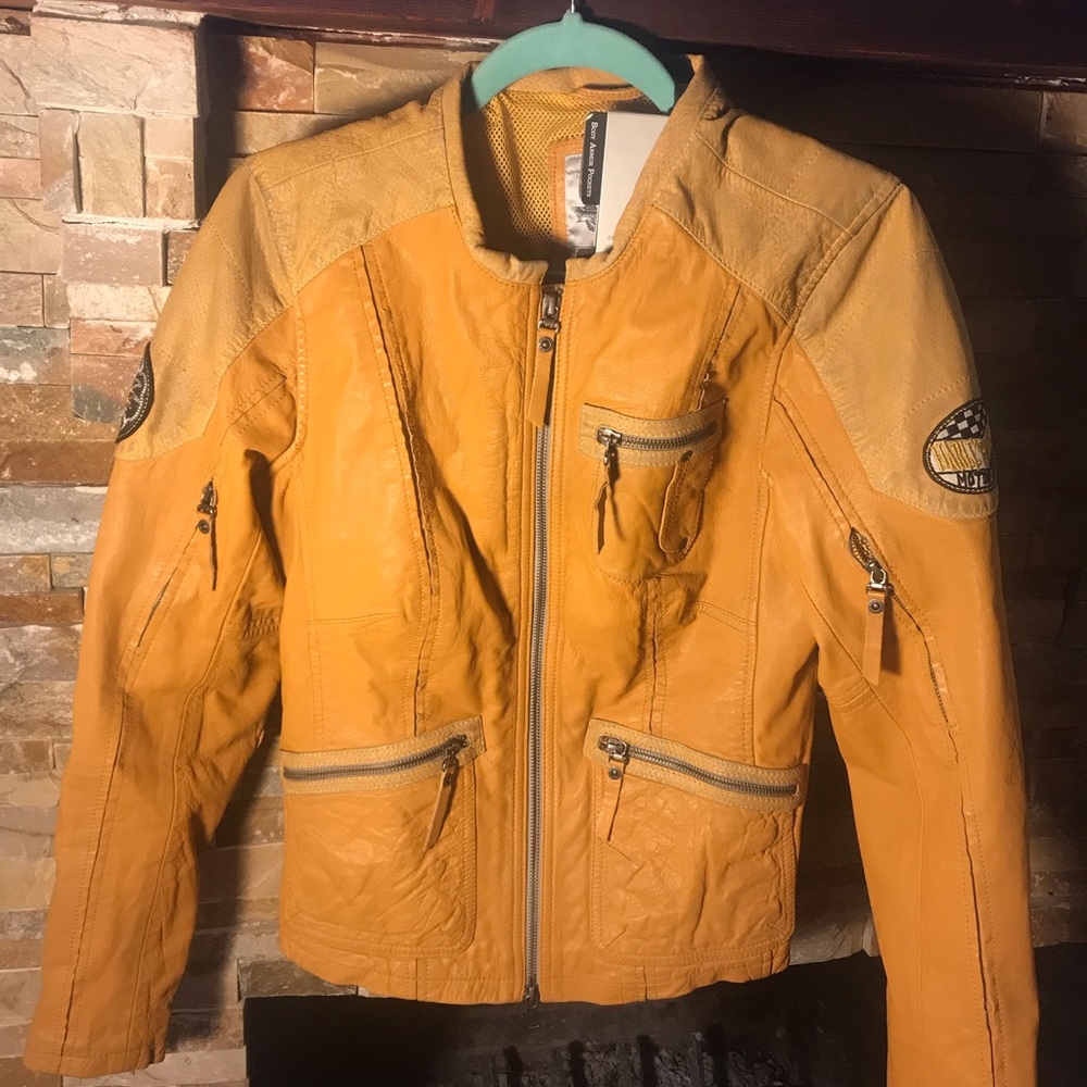 Harley Davidson genuine goat skin leather woman’s